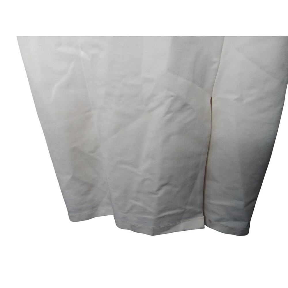 New Bebe White Bodycon Dress Size M $Deep V Criss Cross Back Party - Picture 5 of 12